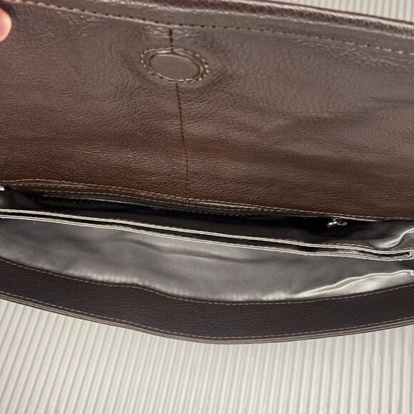 Sample Style Kenneth Cole Leather handbag purse clutch - Picture 5 of 12